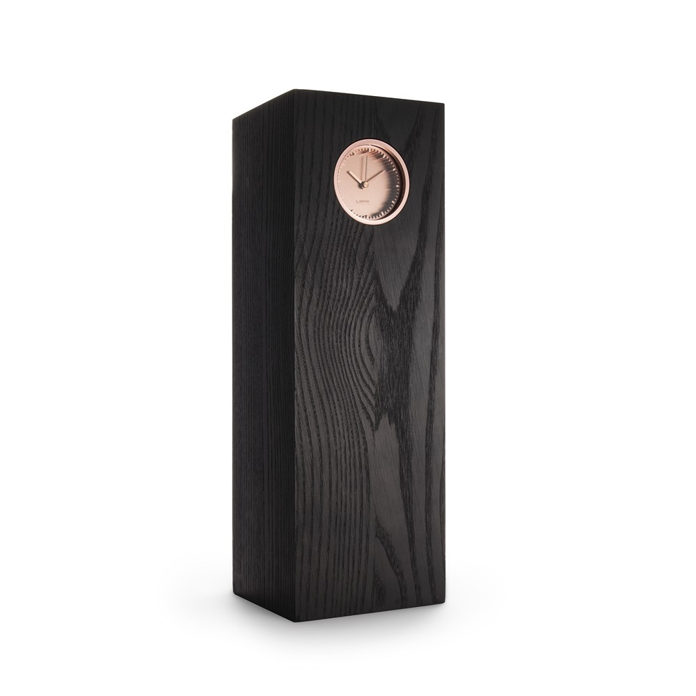 Horloge en bois de frêne tube wood par piet hein eek