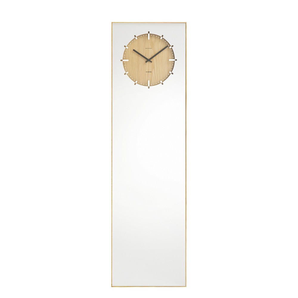 Horloge miroir Inverse natural par Richard Hutten