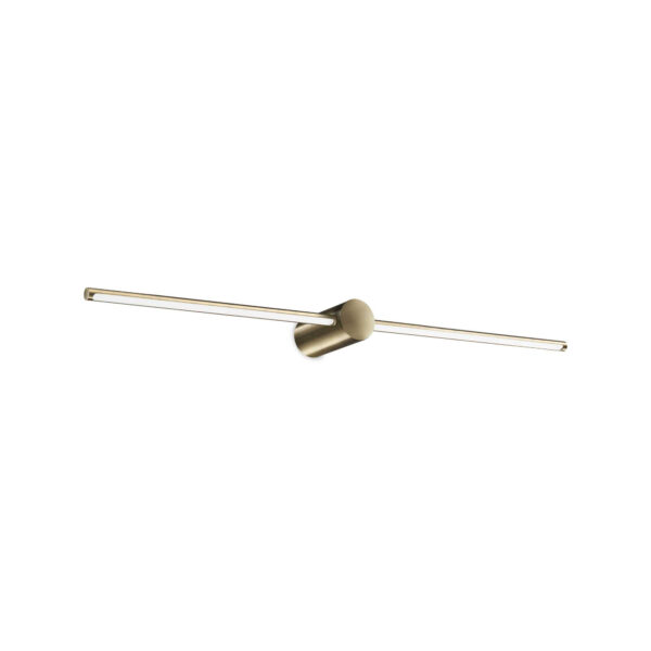 Applique Filo en aluminium avec diffuseur incliné à 45° en polycarbonate opale - Ideal Lux