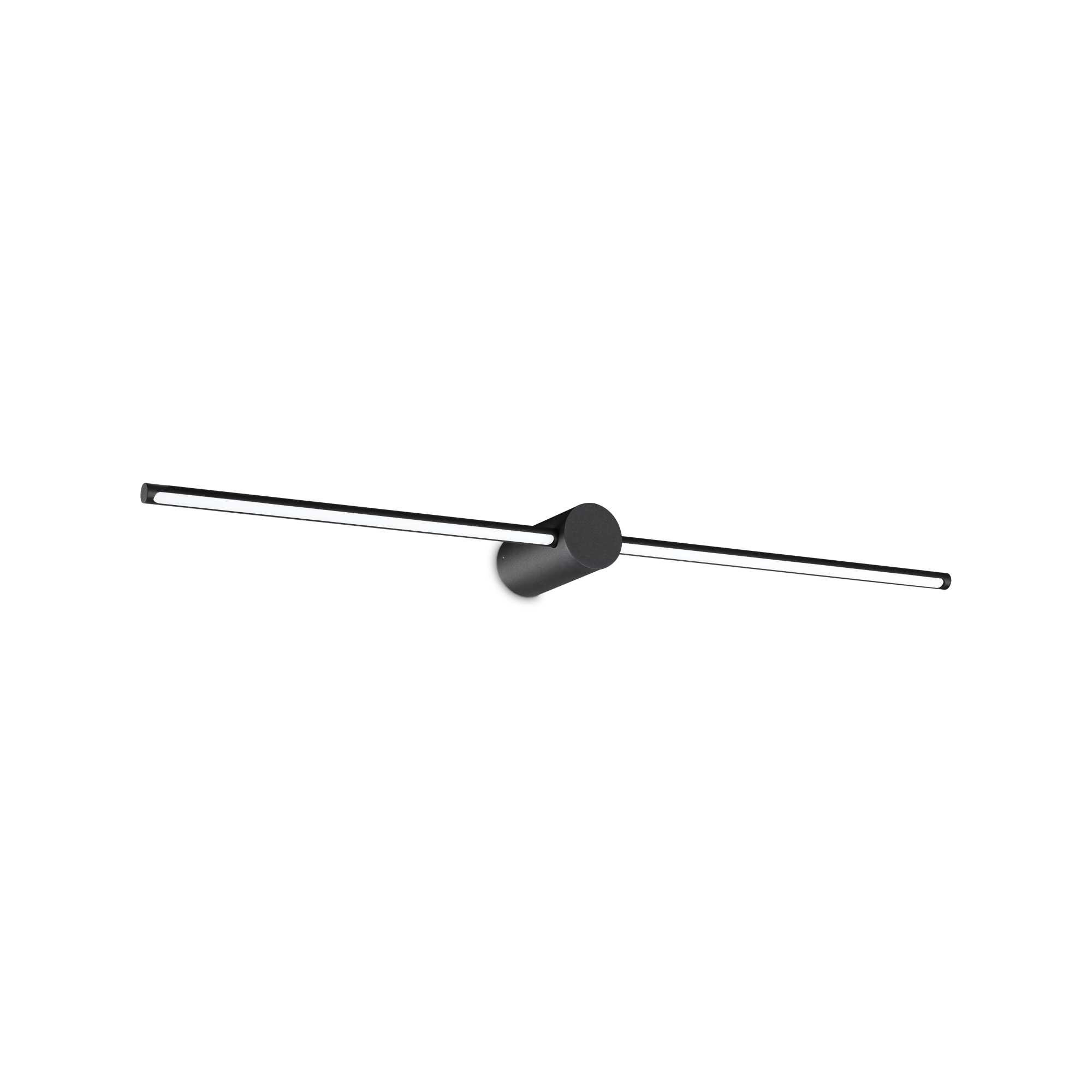 Applique Filo en aluminium avec diffuseur incliné à 45° en polycarbonate opale - Ideal Lux