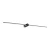 Applique Filo en aluminium avec diffuseur incliné à 45° en polycarbonate opale - Ideal Lux
