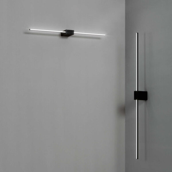 Applique Theo en aluminium avec diffuseur en polycarbonate opale - Ideal Lux