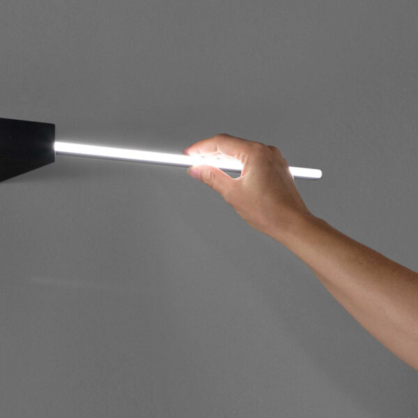 Applique Theo en aluminium avec diffuseur en polycarbonate opale - Ideal Lux