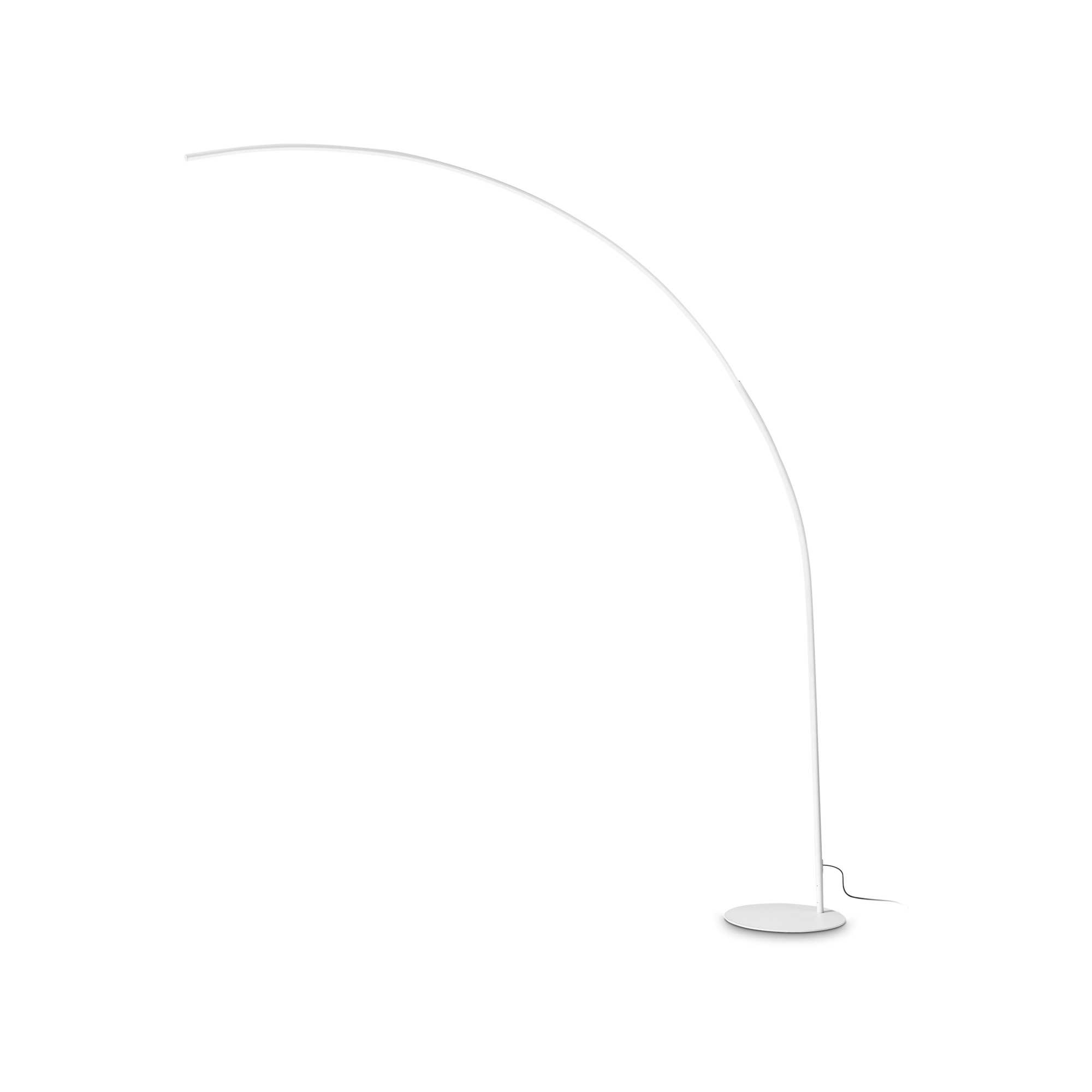 Lampadaire Comet en métal avec des diffuseurs en plastique opale - Ideal Lux