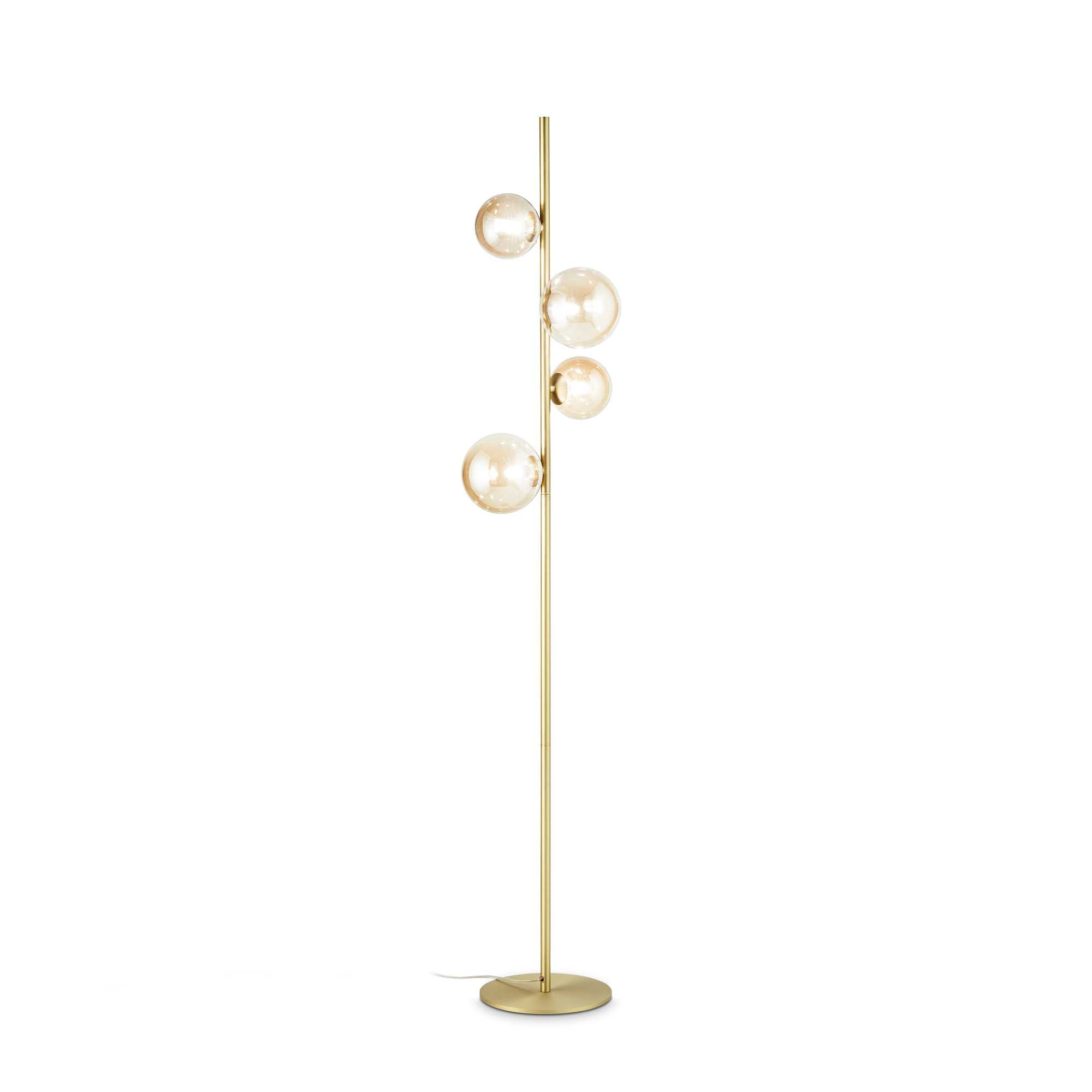 Lampadaire Perlage en métal au design contemporain - Ideal Lux