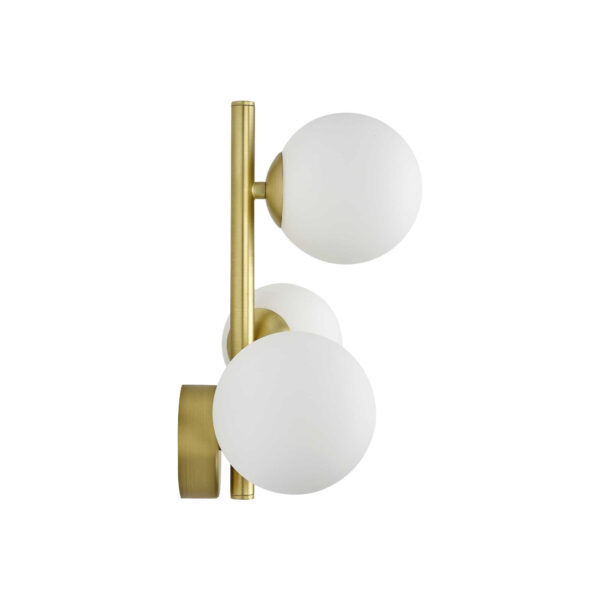 Applique Perlage en métal avec des diffuseurs en verre Pyrex au design contemporain - Ideal Lux