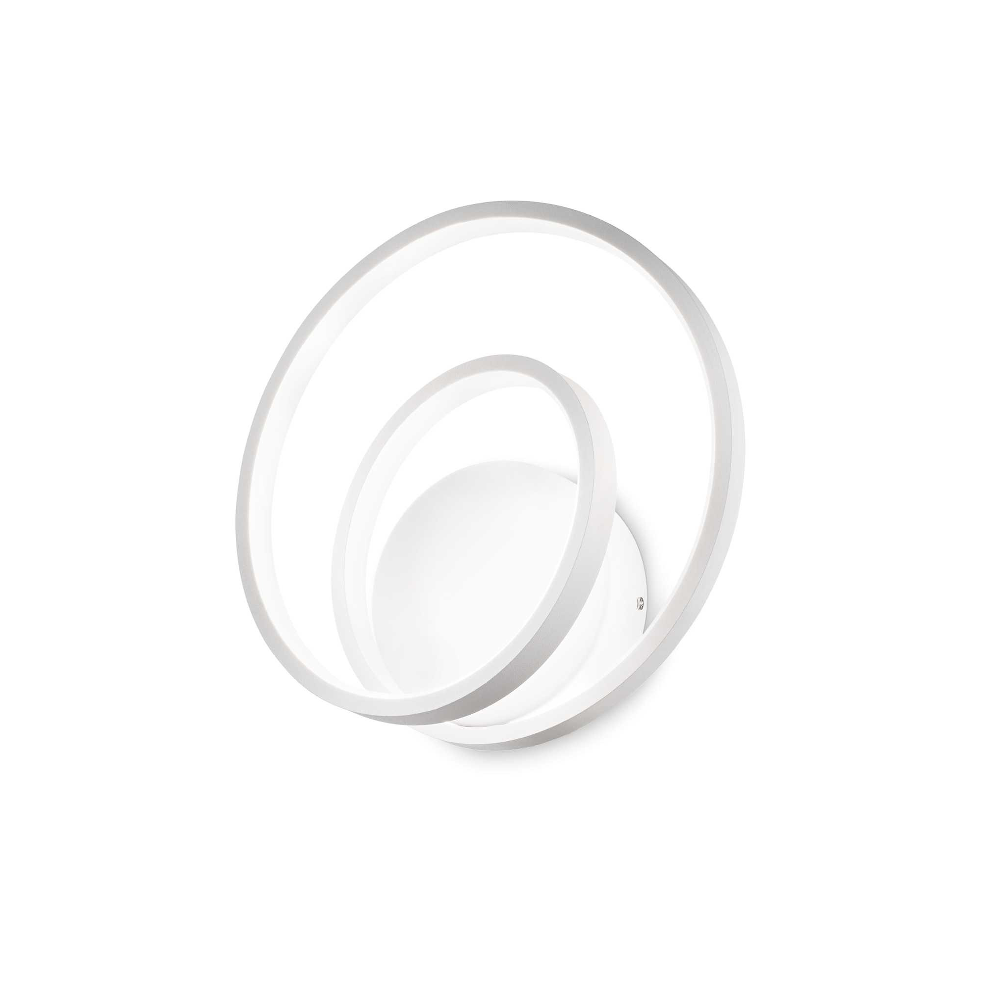 Applique Oz en métal avec des diffuseurs en gomme opale - Ideal Lux
