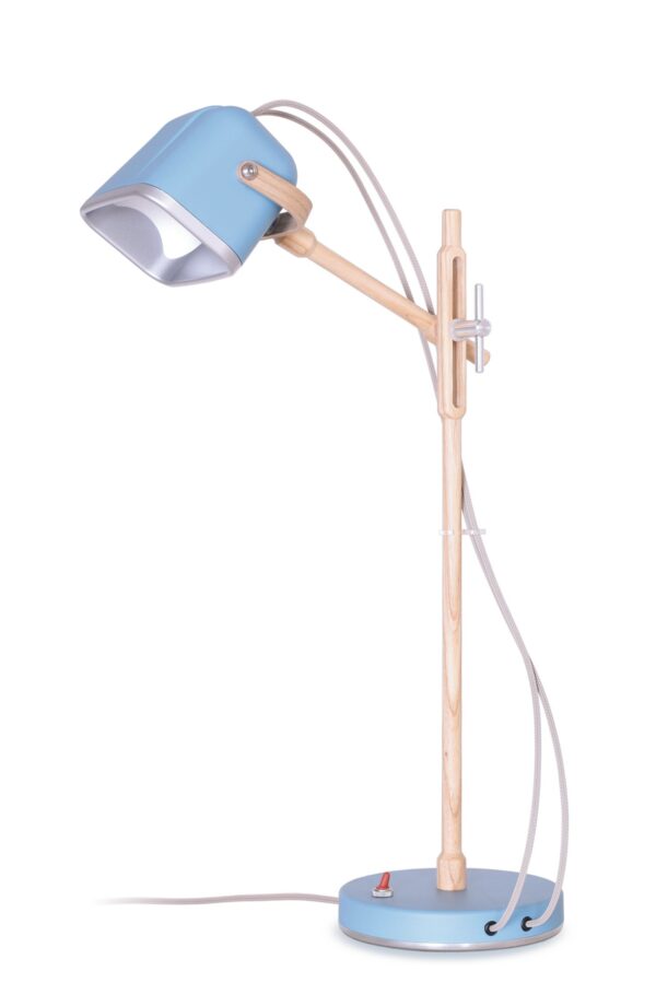 Lampe à poser vintage MOB en bois par Swabdesign