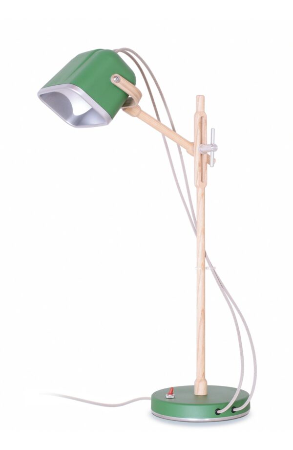 Lampe à poser vintage MOB en bois par Swabdesign