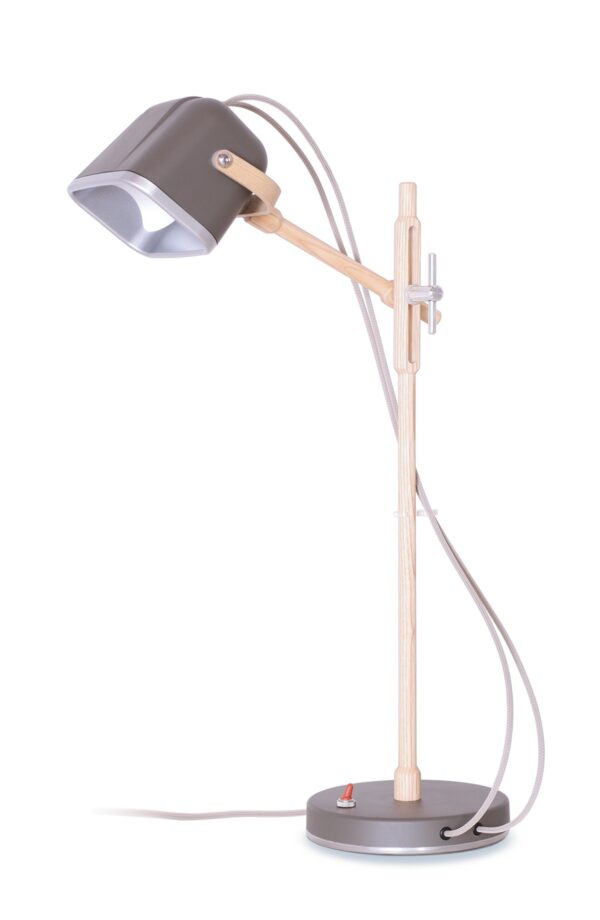 Lampe à poser vintage MOB en bois par Swabdesign