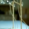 Lampe à poser vintage MOB en bois par Swabdesign