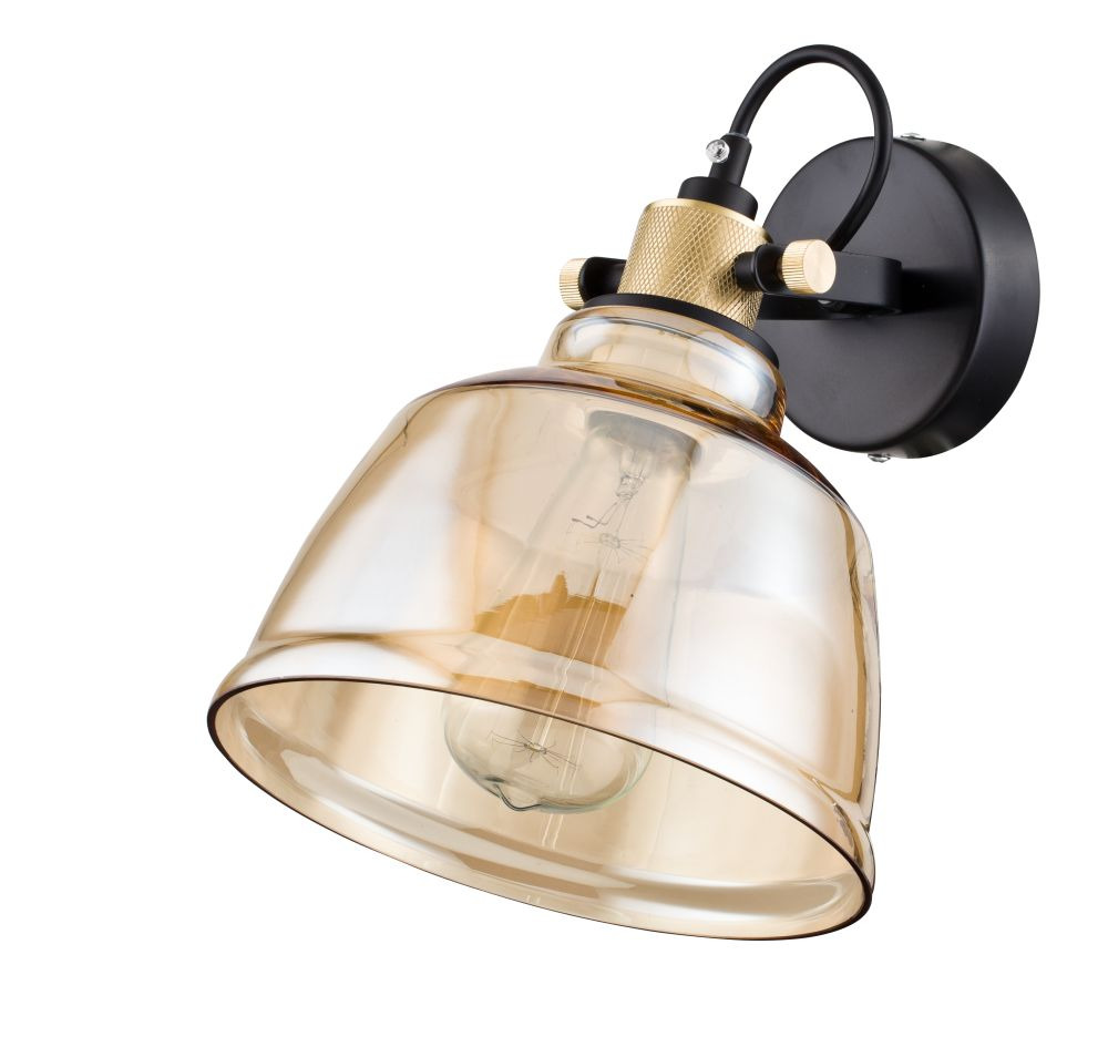 Applique Irving avec support en métal et diffuseur en verre au design contemporain par Maytoni