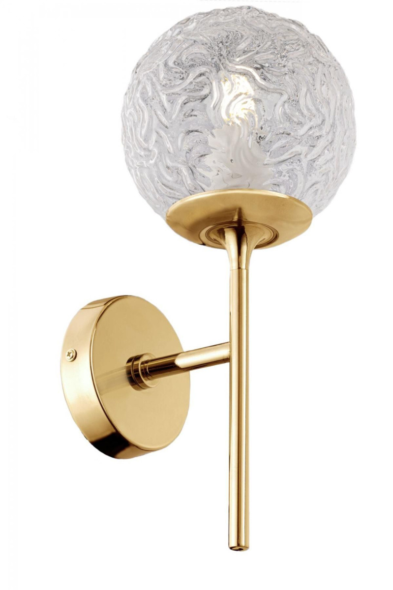 Applique Ligero avec support en métal et diffuseur en verre au design contemporain par Maytoni