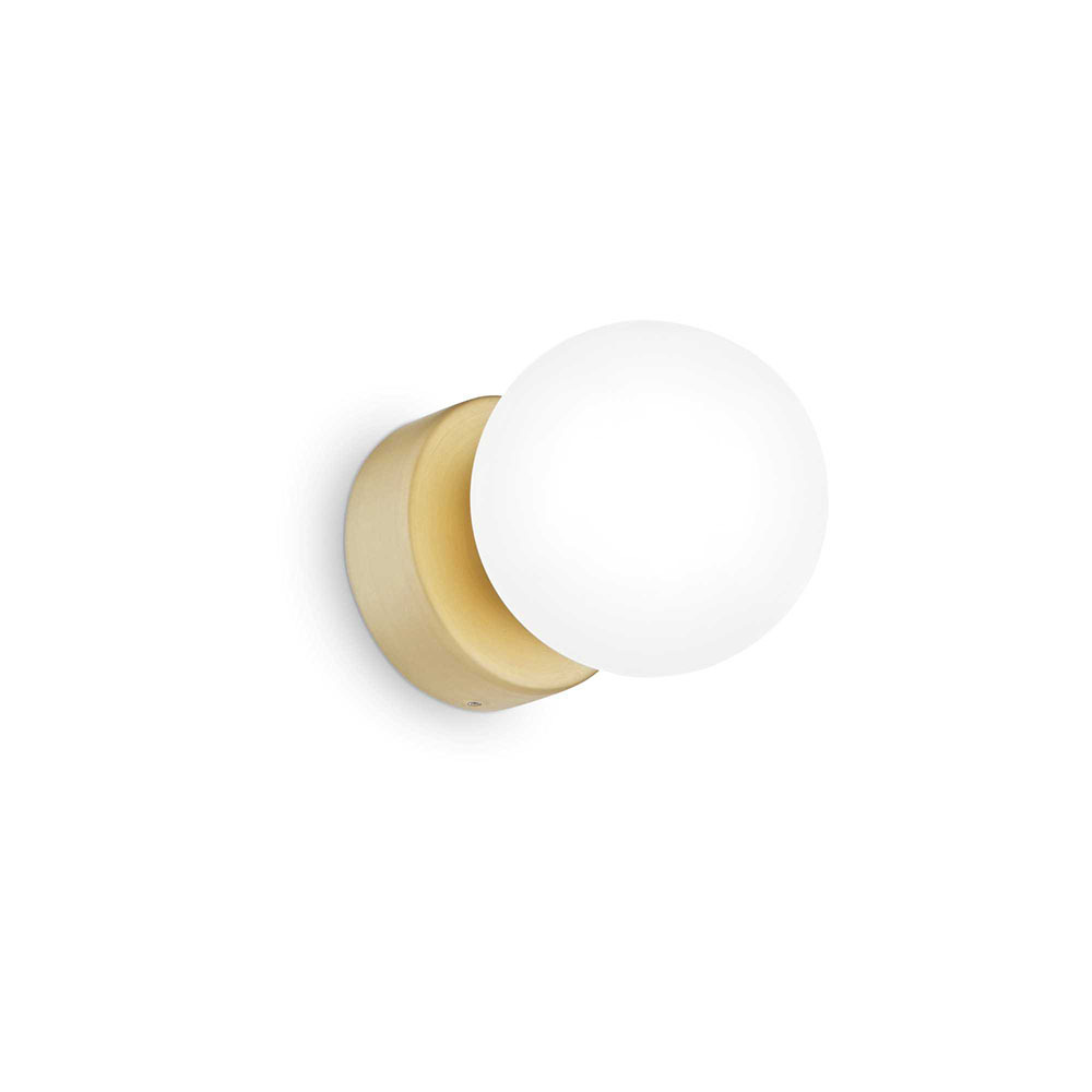 Applique Perlage en métal avec des diffuseurs en verre Pyrex au design contemporain - Ideal Lux