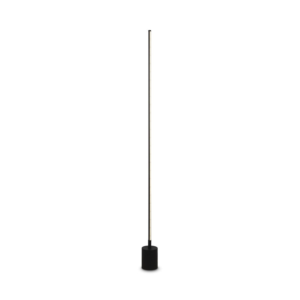 Lampadaire Flow base en métal avec abat-jour en polymère au design contemporain par Maytoni