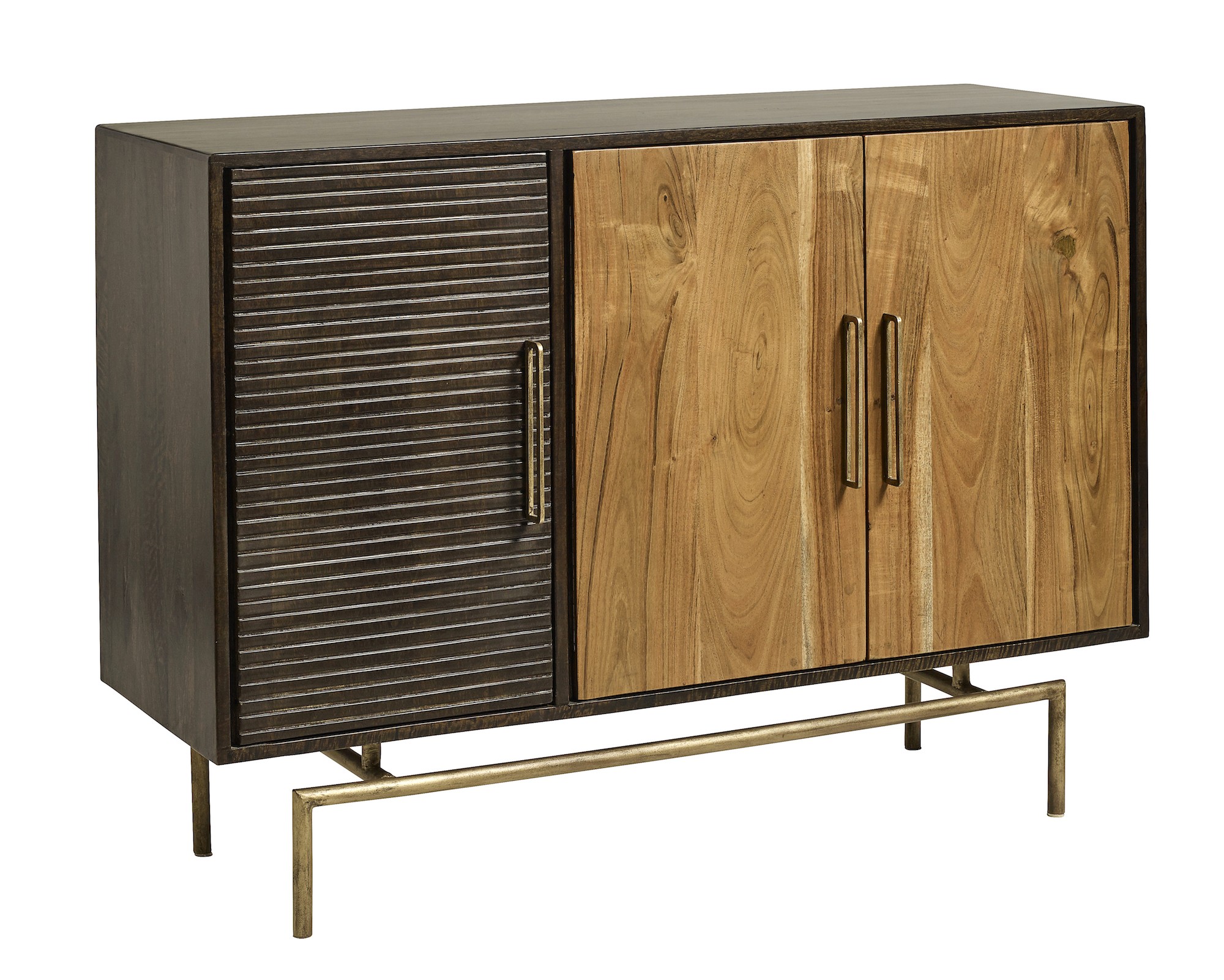 Buffet en bois d'acacia et bois d'amandier au design scandinave par Nordal
