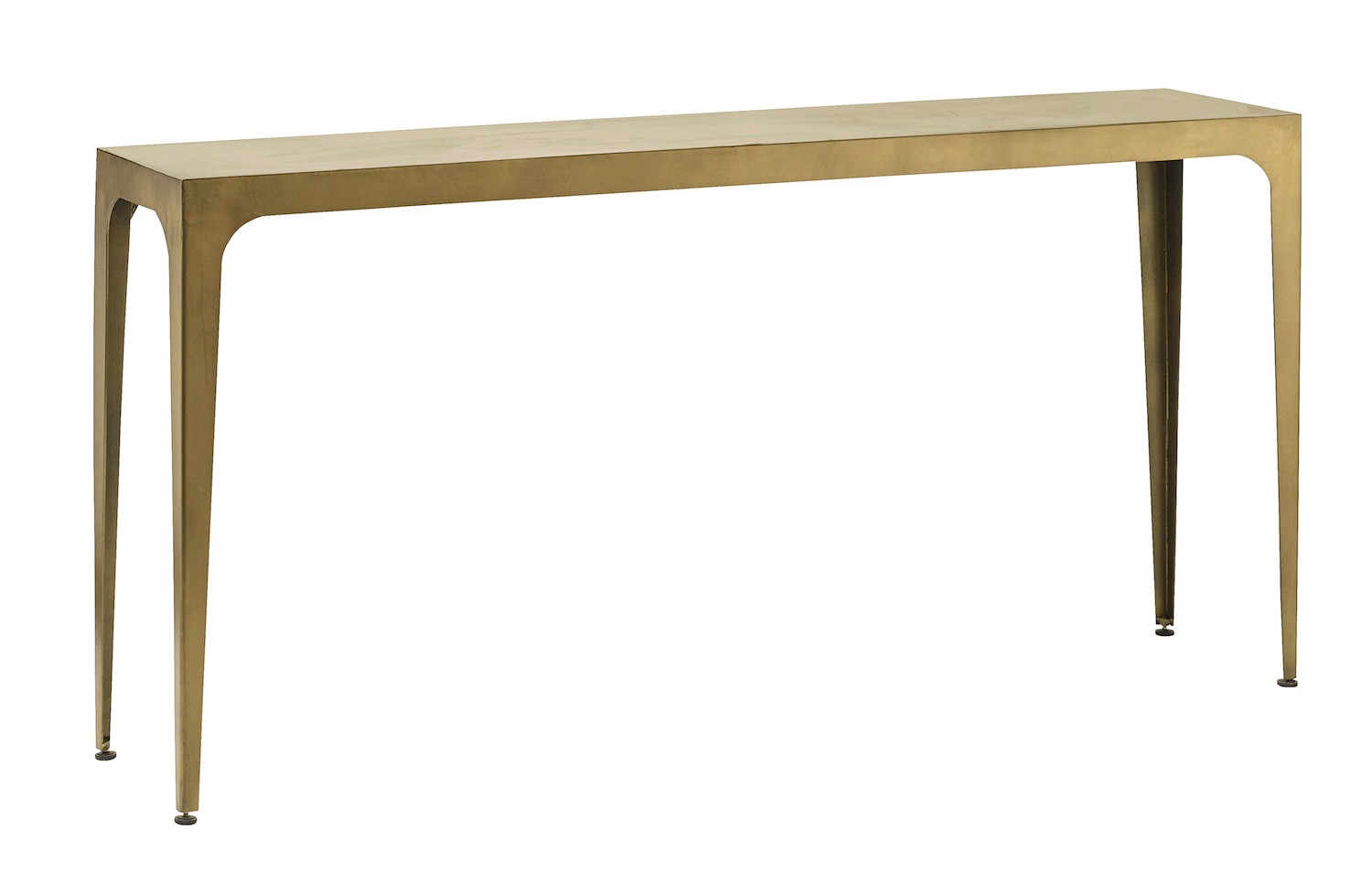 Console design Golden en fer plaqué laiton par Nordal