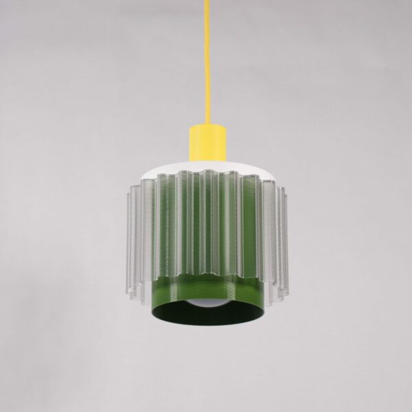 Suspension Gigi n°4 en matériaux recyclés par Warren & Laetitia