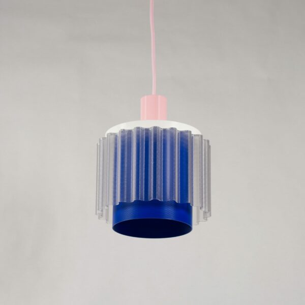 Suspension Gigi n°4 en matériaux recyclés par Warren & Laetitia