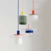 Suspension Gigi n°4 en matériaux recyclés par Warren & Laetitia