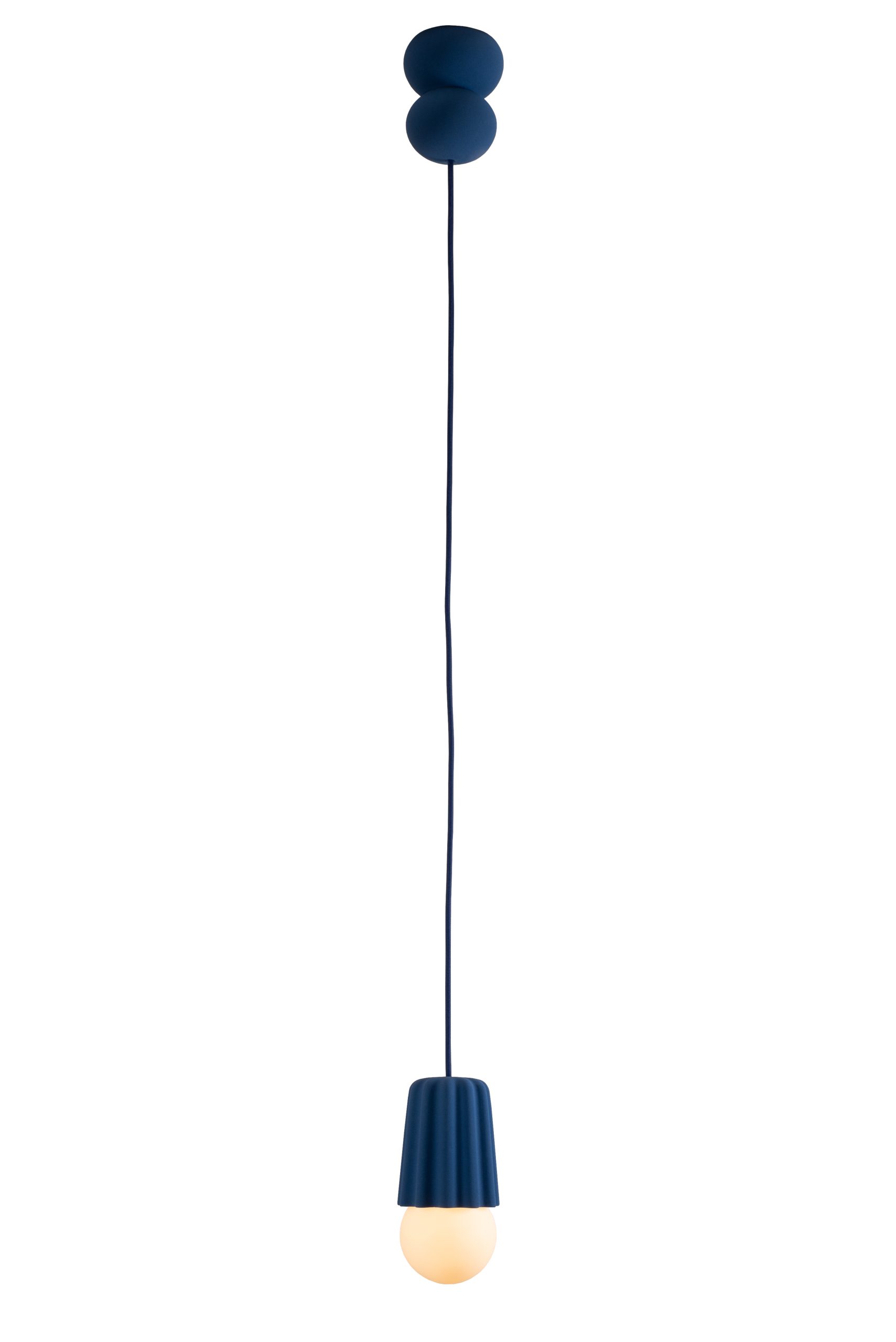 Suspension Stucco n°1 en céramique au design scandinave par Julia Jessen x Schneid Lighting
