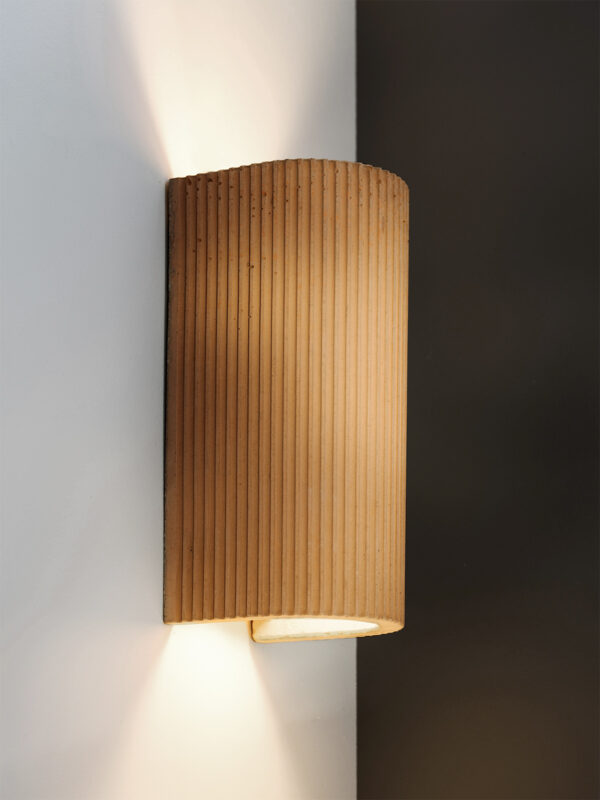 Applique S3 en béton par Stefan Gant x Gant Lights