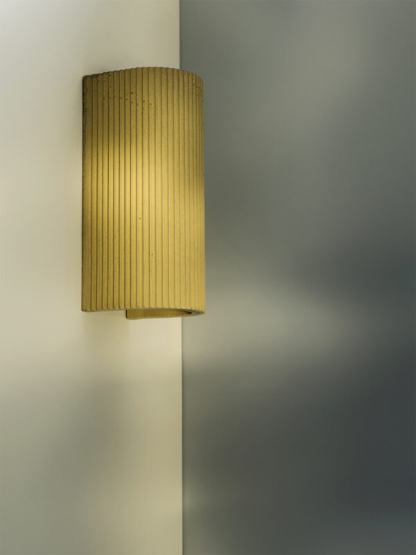 Applique S3 en béton par Stefan Gant x Gant Lights