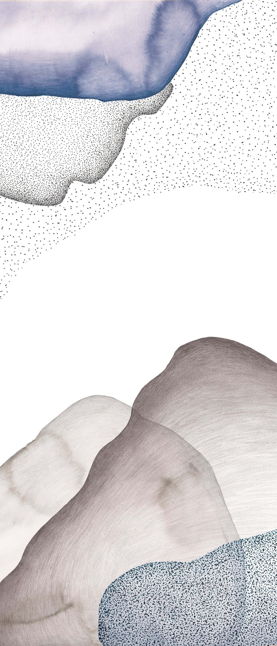 Papier peint design Corps Céleste par Alix Waline x Bien fait Paris
