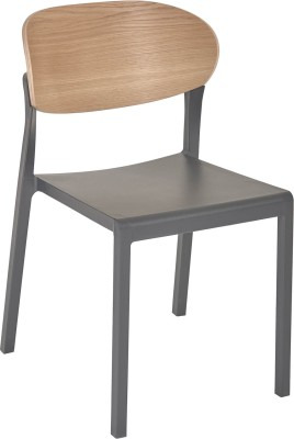 Chaise Bake wood en polypropylène et chêne au design contemporain par Ezpeleta