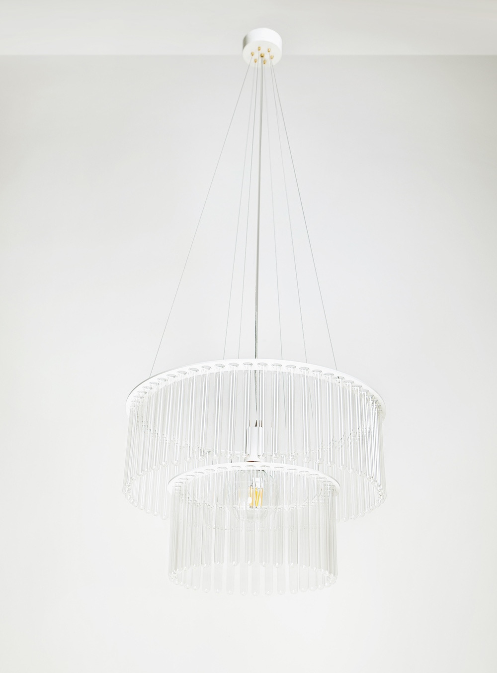 Lustre chandelier avec tubes à essai amovibles MARIA S.C. Double par Pani Jurek