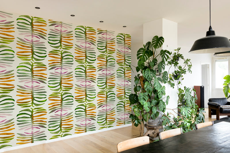 Papier peint design Holiday par Cécile Figuette x Bien fait Paris