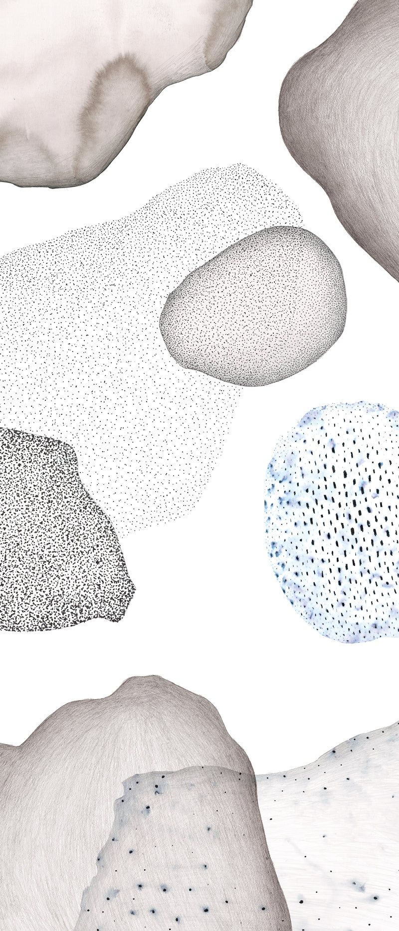 Papier peint design Apesanteur par Alix Waline x Bien fait Paris