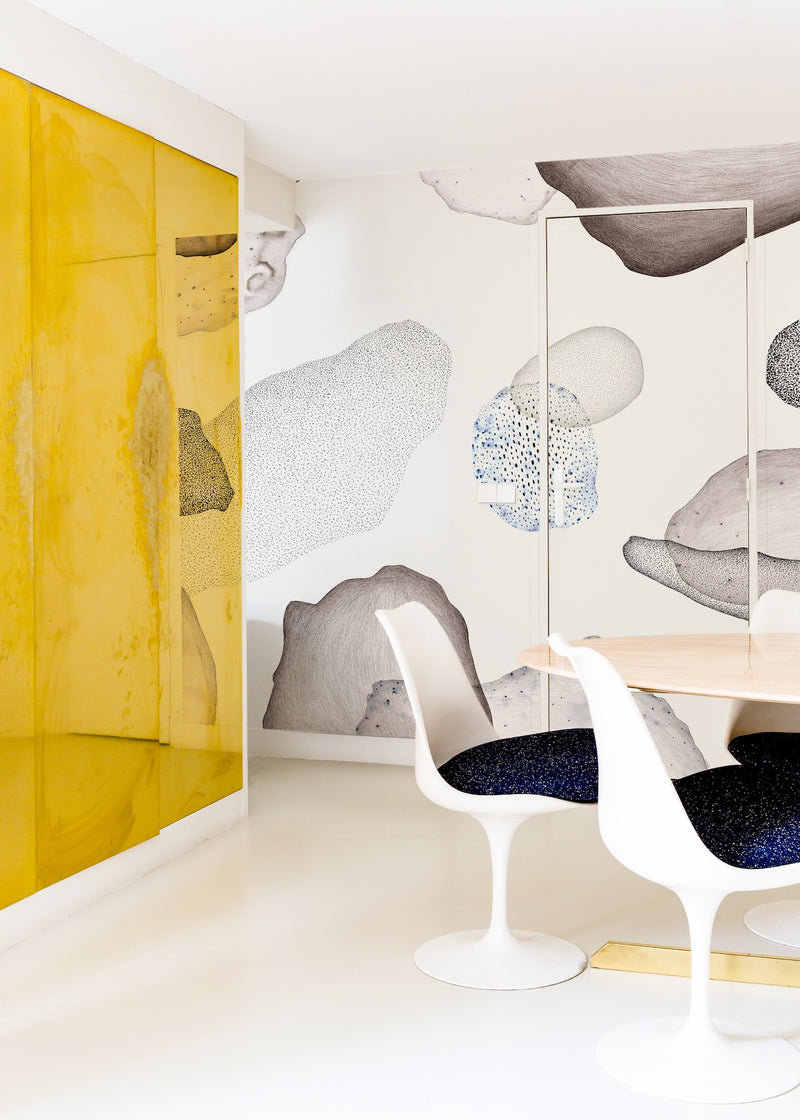 Papier peint design Apesanteur par Alix Waline x Bien fait Paris