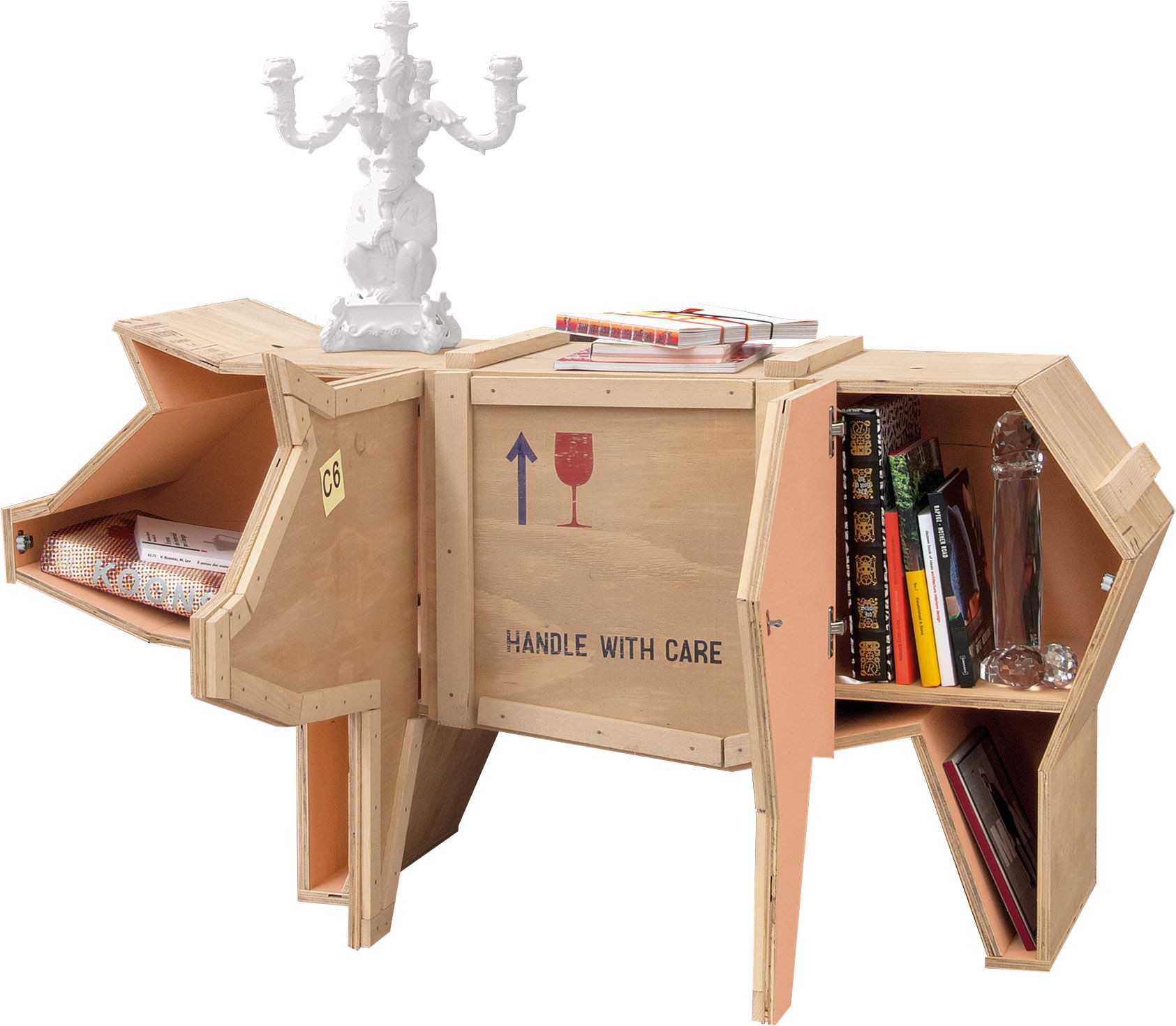 Buffet Sending Animals en forme de cochon par Seletti