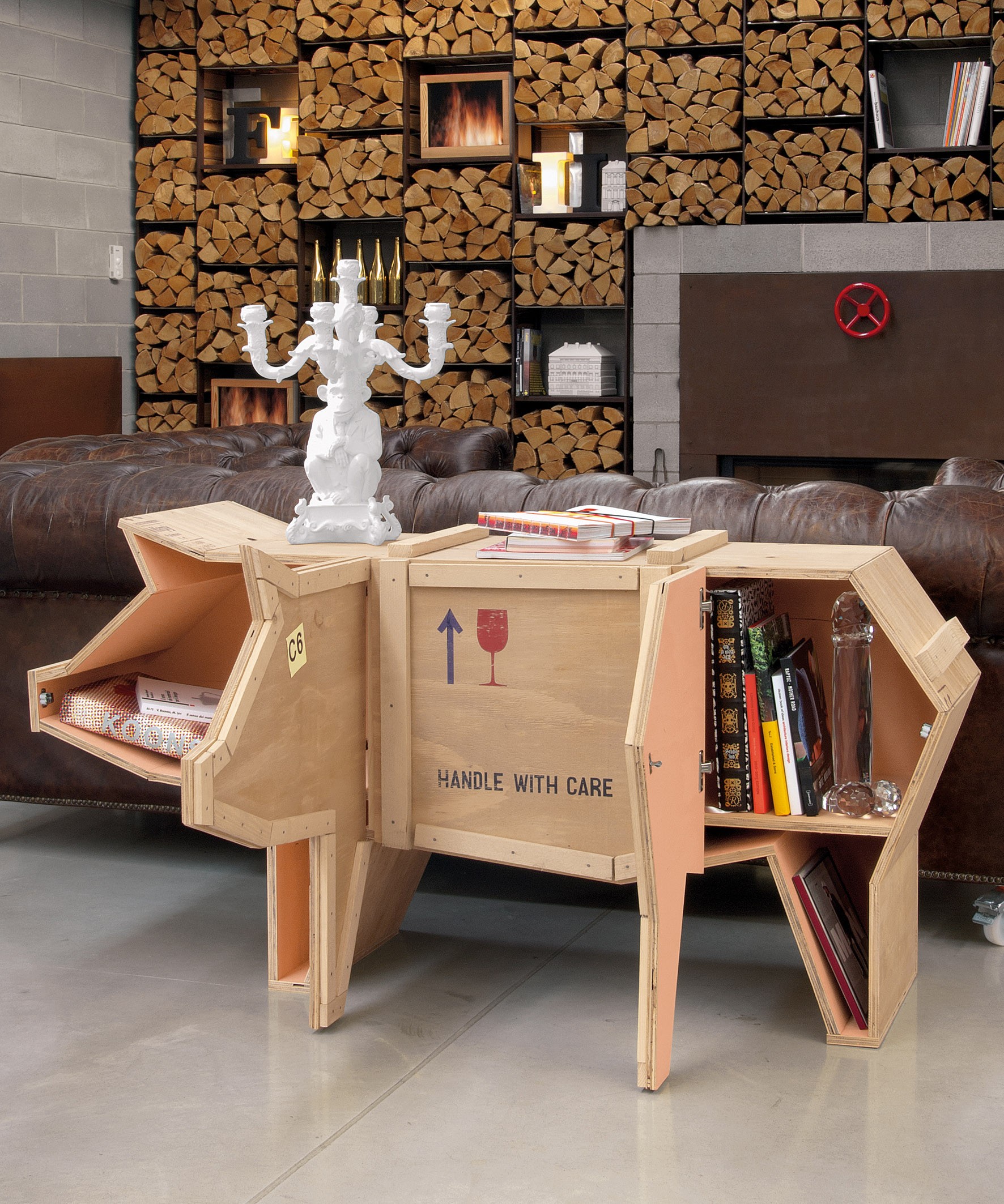 Buffet Sending Animals en forme de cochon par Seletti