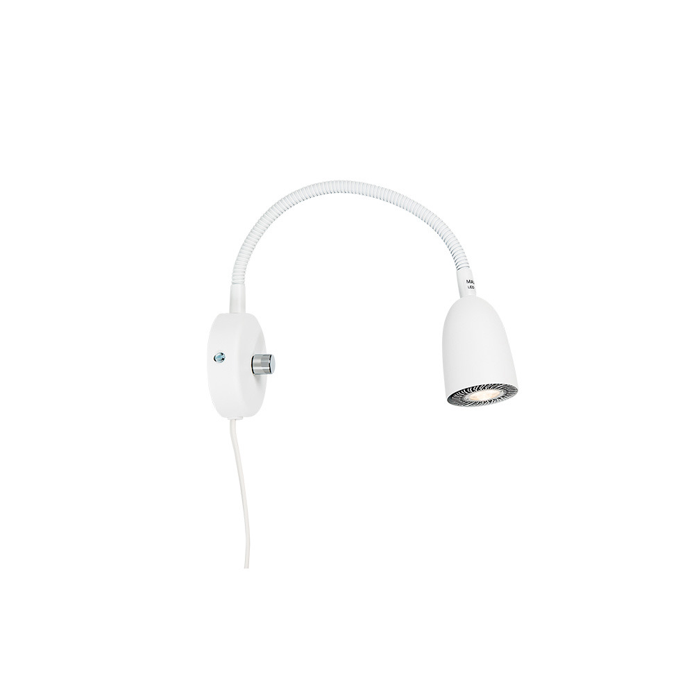 Applique Radiell dimmable flexible base en métal au design contemporain par Belid