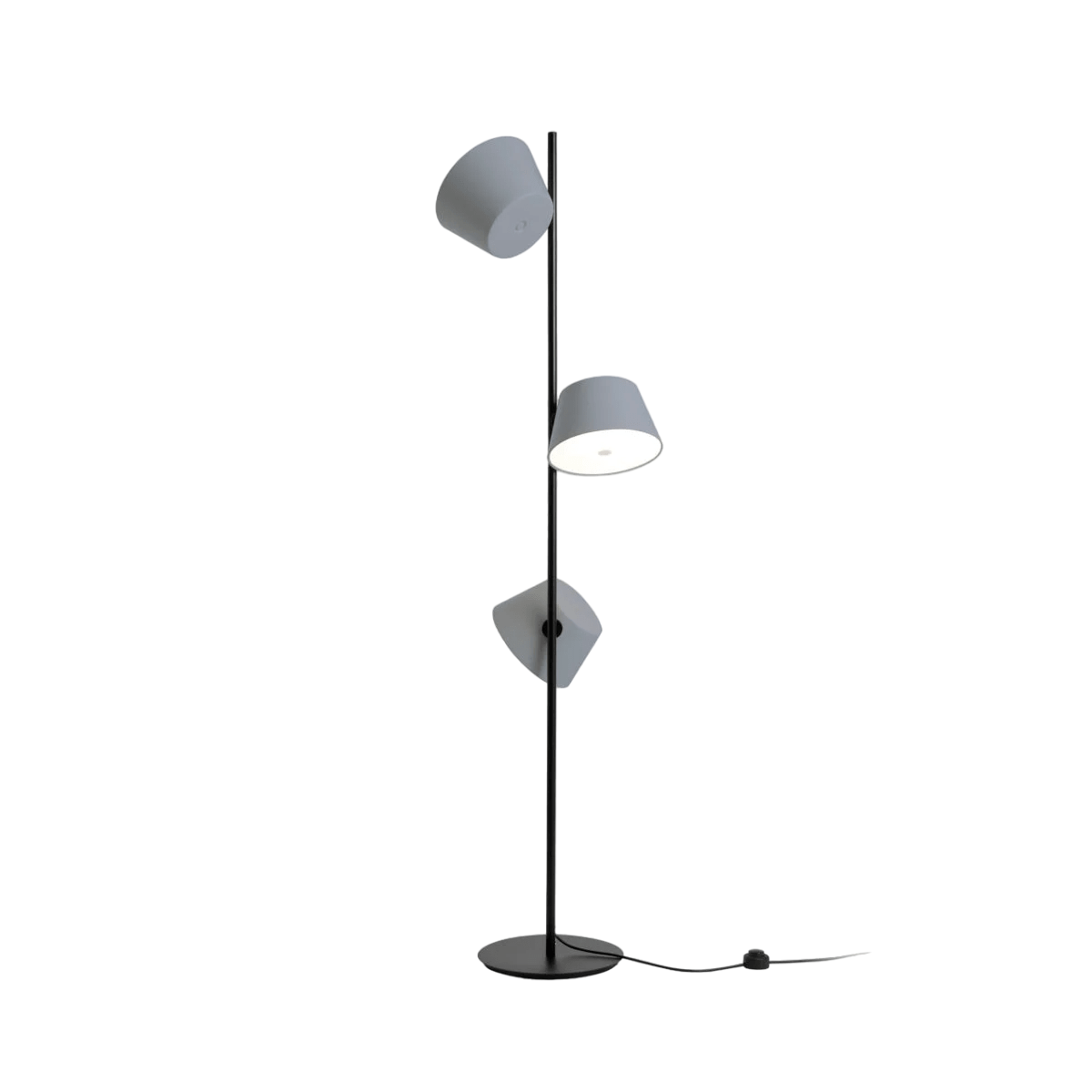 Lampadaire Tam Tam P3 avec 3 abat-jours orientables par Fabien Dumas - Marset