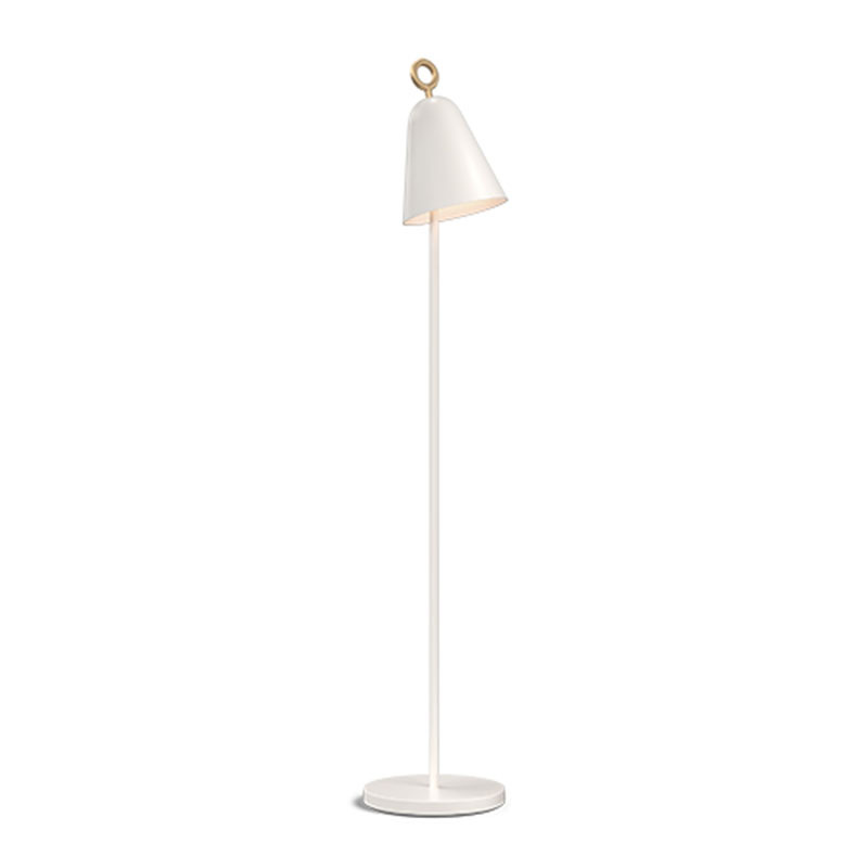 Lampadaire Bella base en métal avec abat-jour en forme de cloche au design contemporain par Herstal