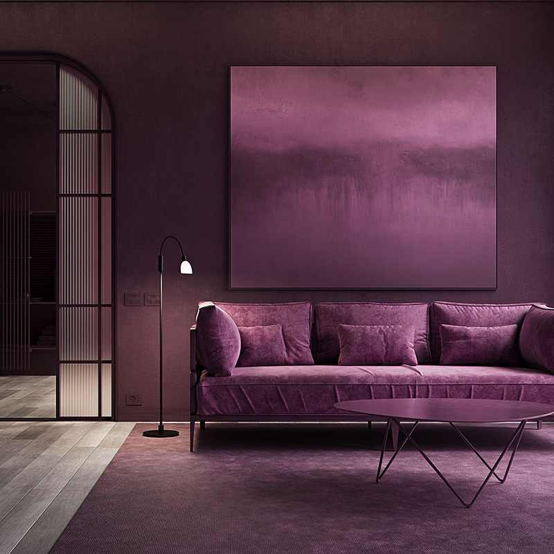 Lampadaire Cut base en métal avec abat-jour flexible au design contemporain par Herstal