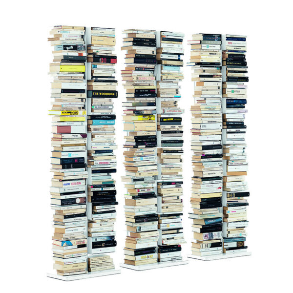 Bibliothèque Ptolomeo x2 en acier au design contemporain de Bruno Rainaldi x Opinion Ciatti