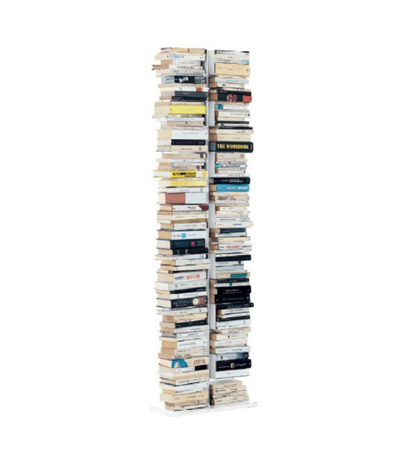 Bibliothèque Ptolomeo x2 en acier au design contemporain de Bruno Rainaldi x Opinion Ciatti