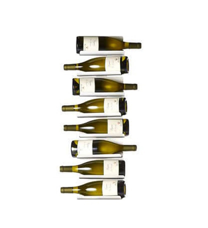Étagère à vin murale Ptolomeo Vino en acier au design contemporain de Bruno Rainaldi x Opinion Ciatti