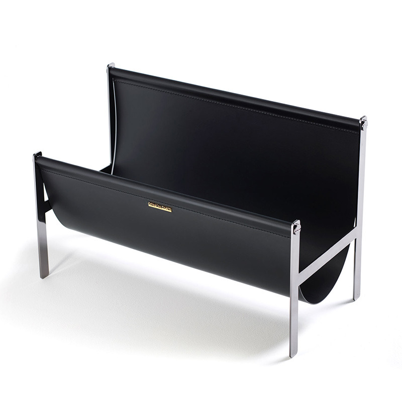 Porte revues Portariviste en cuir au design contemporain de Lapo Ciatti x Opinion Ciatti
