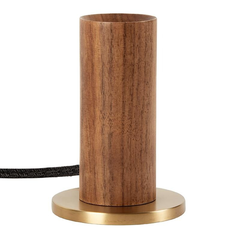 Lampe à poser Knuckle dimmable avec base en acier et corps en bois au design contemporain par Studio Tala x Tala