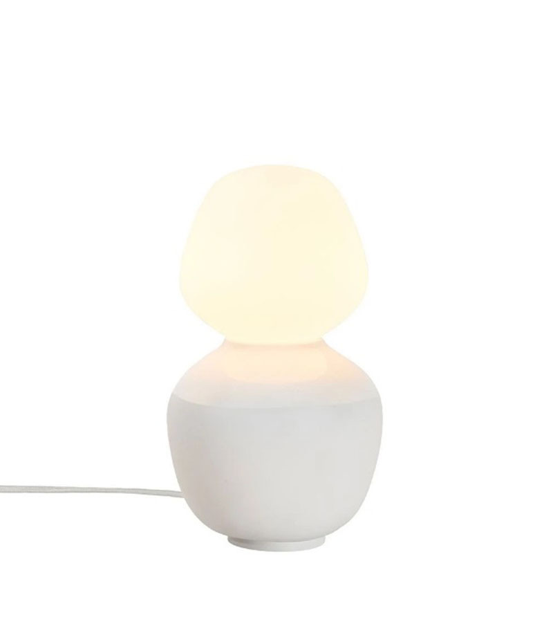 Lampe à poser Reflection base en porcelaine de David Weeks au design contemporain x Tala