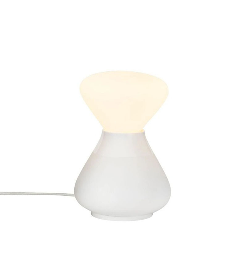 Lampe à poser Reflection base en porcelaine de David Weeks au design contemporain x Tala
