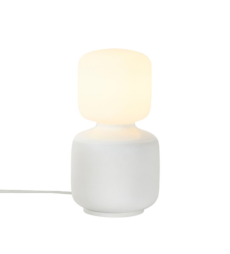 Lampe à poser Reflection base en porcelaine de David Weeks au design contemporain x Tala