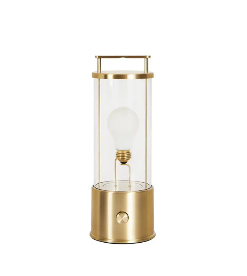 Lampe à poser portable The Muse spécial édition base en laiton au design contemporain x Tala
