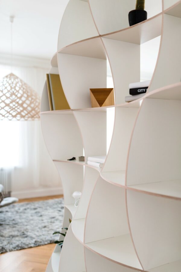 Bibliothèque DUNE par Jaanus Orgusaar au design scandinave