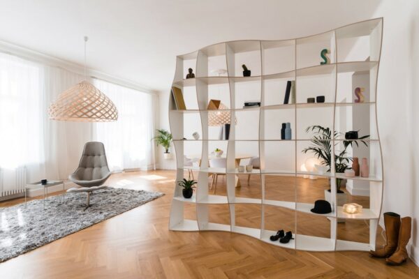 Bibliothèque DUNE par Jaanus Orgusaar au design scandinave